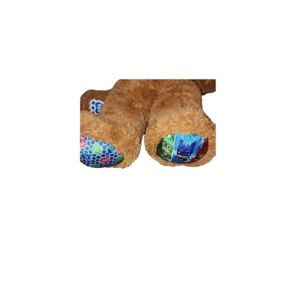 Build-A-Bear Workshop PJ MASKS Brown Teddy Bear Cub Plush BAB 16” Sound - Picture 3 of 4